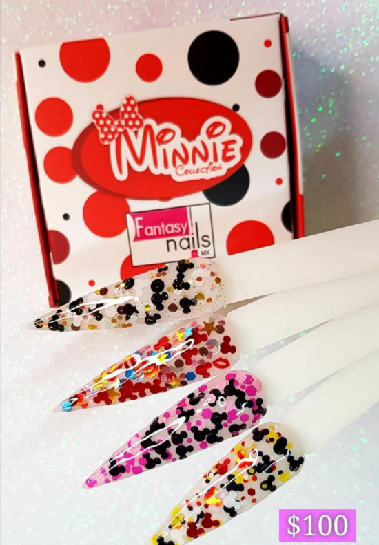 COLECCION ACRILICOS MINNIE FANTASY NAILS